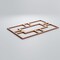 Ekena Millwork Medium Hastings Decorative Fretwork Wood Wall Panels, Alder, 10 1/4"W x 15 3/8"H x 3/8"T WALW16X16X0375HASAL - alternate 6